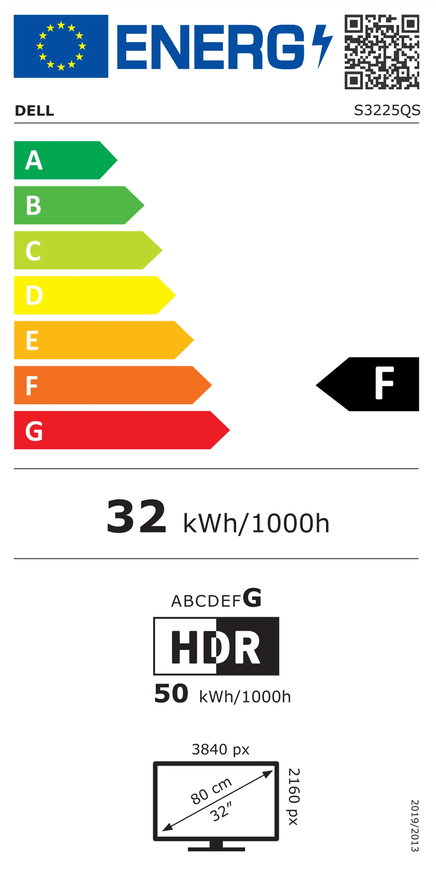 Dell näyttö 32" s3225qs UHD - 6