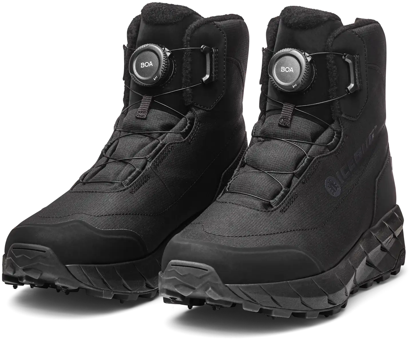 Icebug miesten nastaulkoilukenkä Alne BUGrip - BLACK - 4