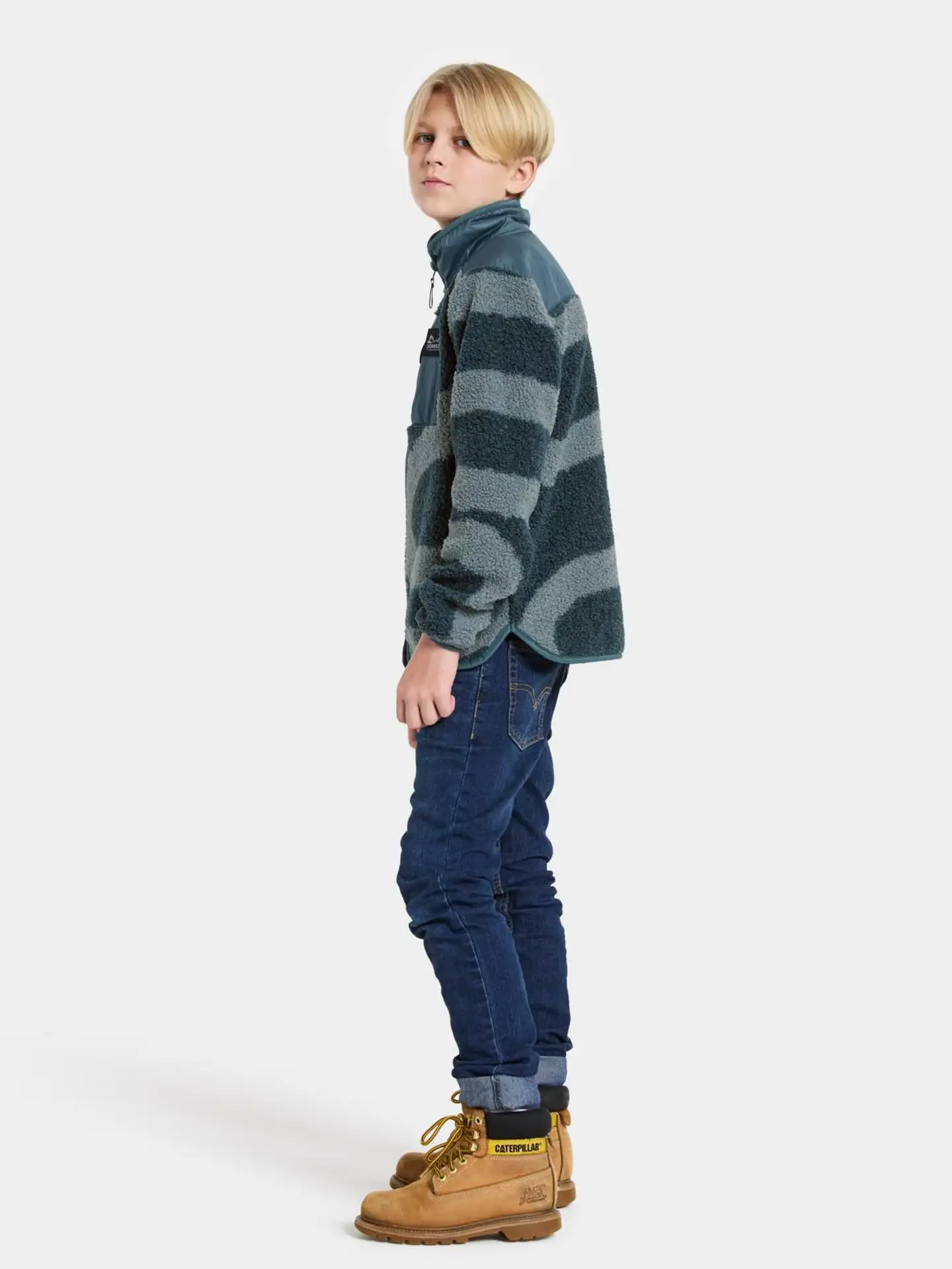 Didriksons Exa pr fz 2 junior piletakki - Path L Blue - 6