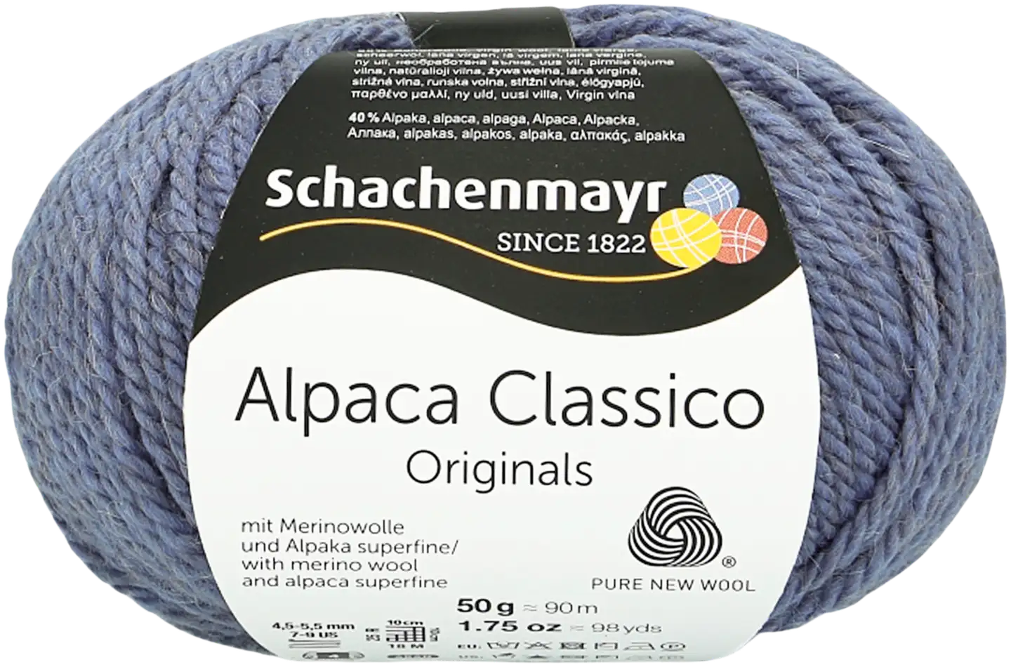 Schachenmayr Alpaca Classico neulelanka 50g sininen - 1