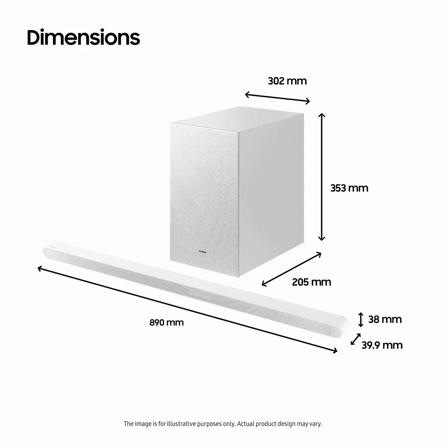 Samsung soundbar HW-S711D valkoinen - 6