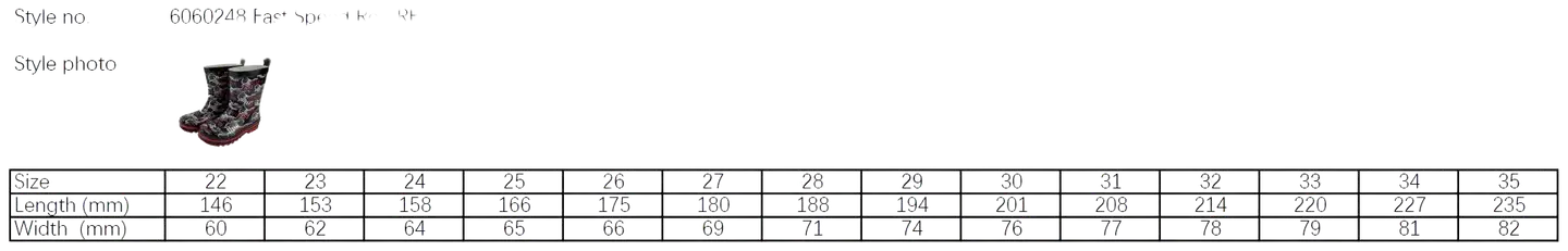 Ciraf lasten kumisaappaat Fast Speed Red RB - BLACK/RED - 6