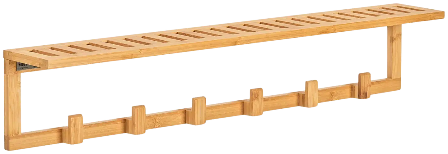 SoBuy seinänaulakko bambu FHK06-N - 1