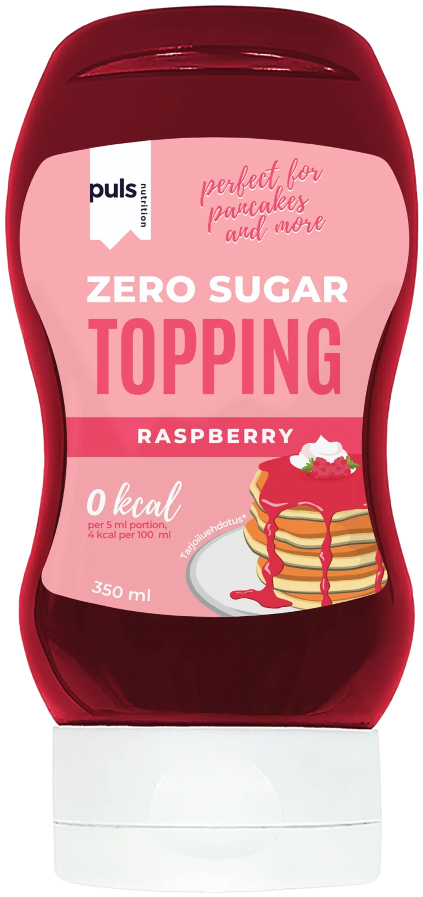 PULS Nutrition Zero sugar vadelmakastike 350ml