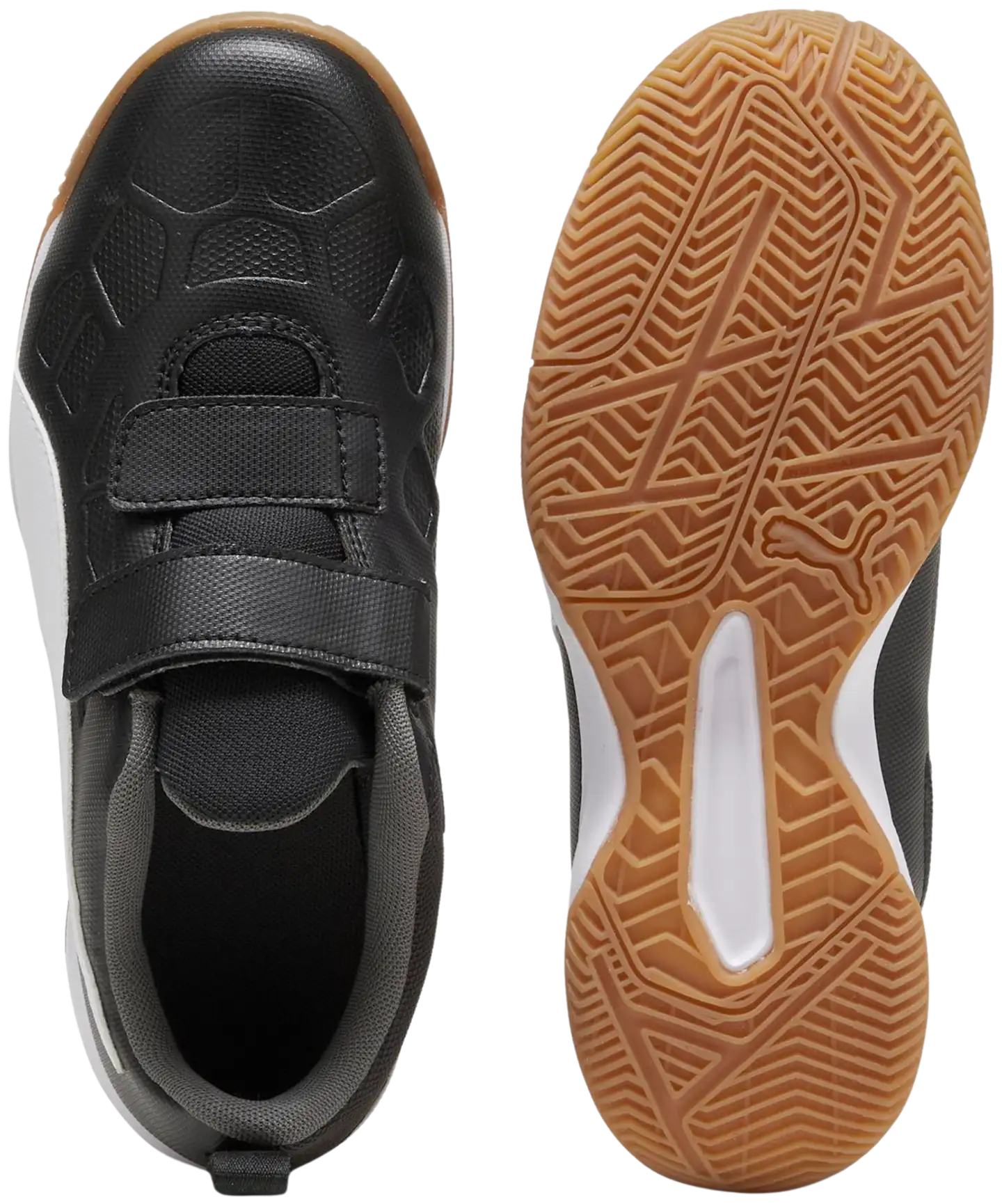 Puma lasten sisäpelikengät Tenaz V Jr - Puma Black-Puma White-IronGate - 5