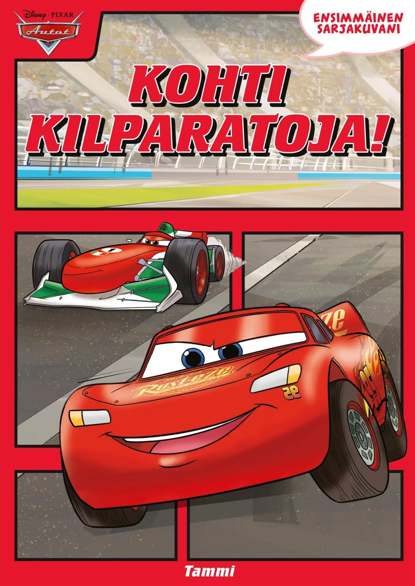 Disney Pixar Autot. Ensimmäinen sarjakuvani. Kohti kilparatoja!