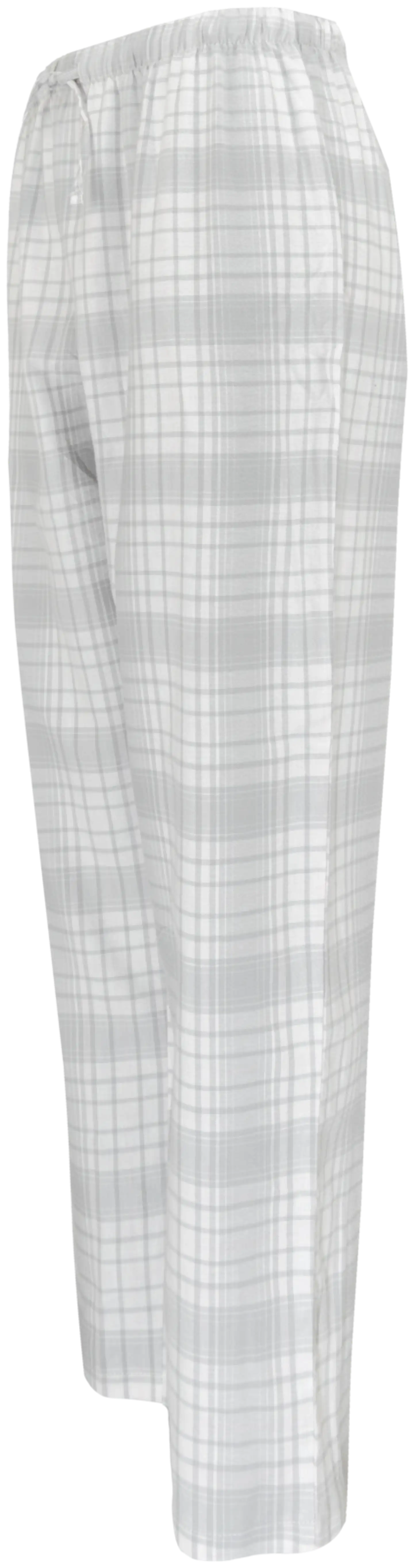 TEX naisten flanellihousut I997296 - grey light - 2