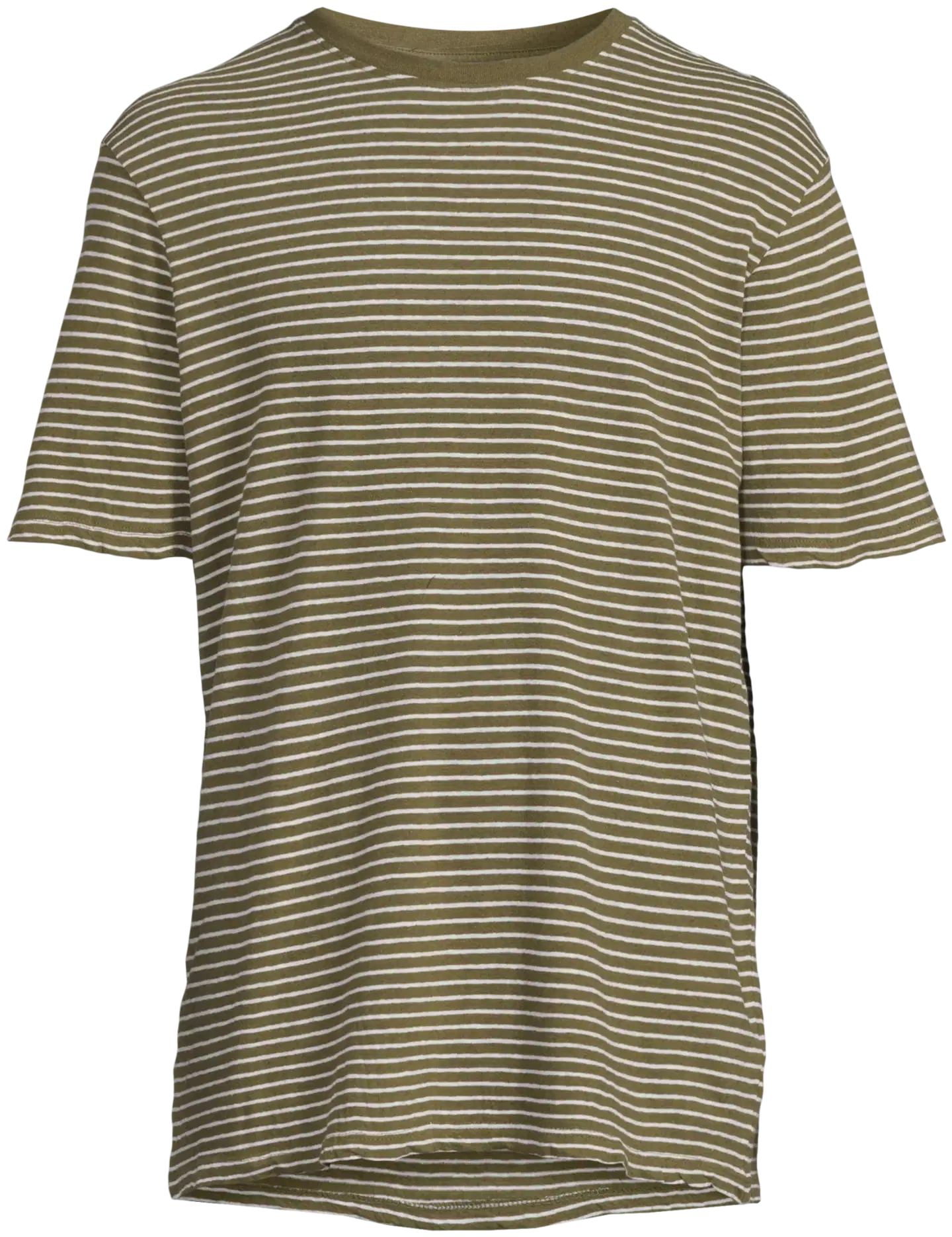 London Fog miesten t-paita pellavasekoitetta 195LF15266 - D.green striped - 2