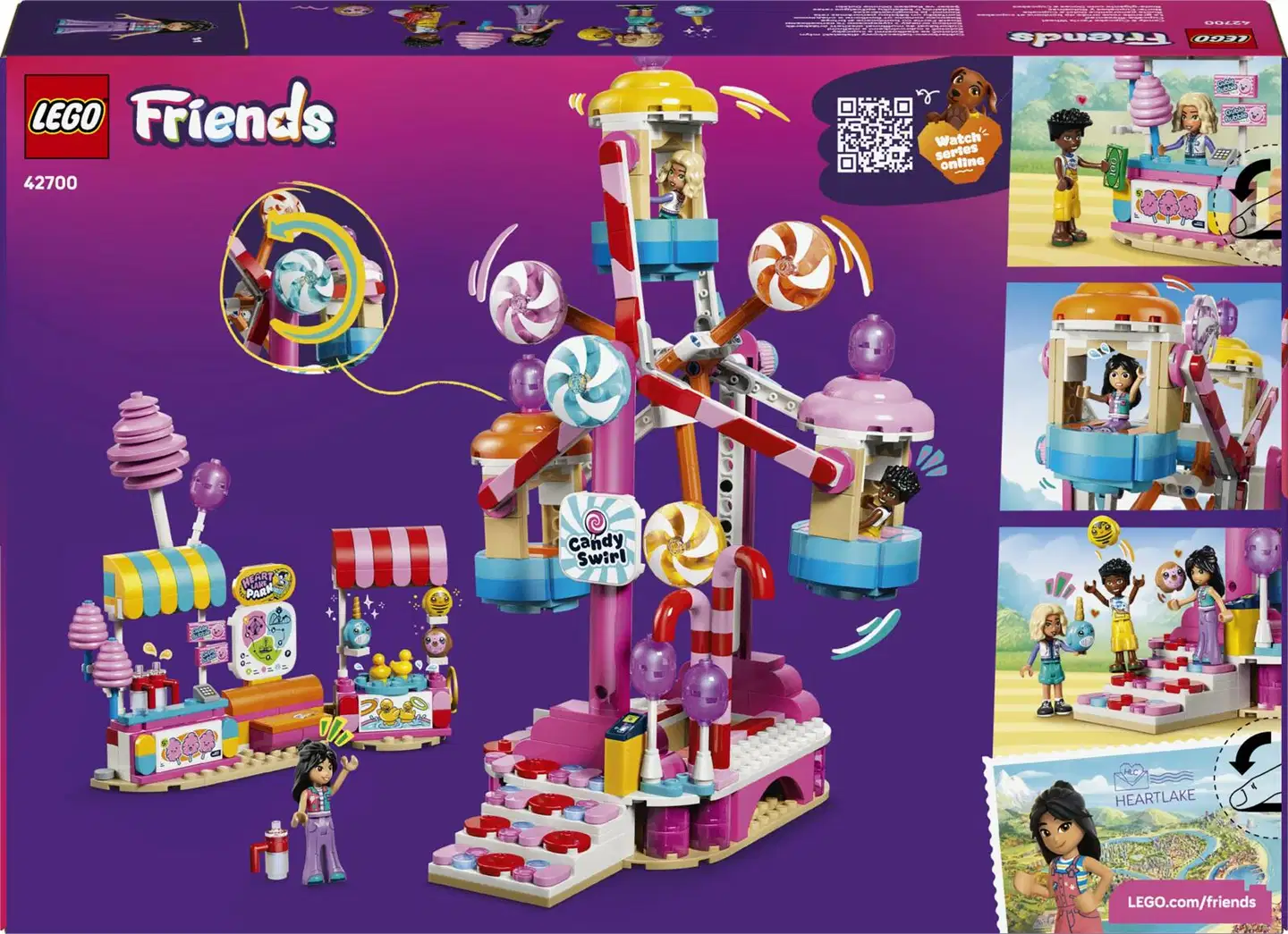 LEGO® Friends 42700 Karkkien ja kuppikakkujen koristama maailmanpyörä - 4
