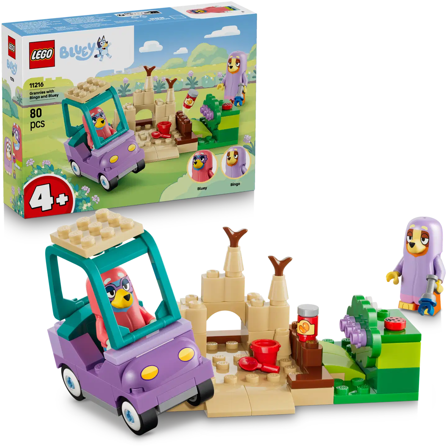 LEGO® Bluey 11216 Pommo ja Tuuri mummeleina - 1