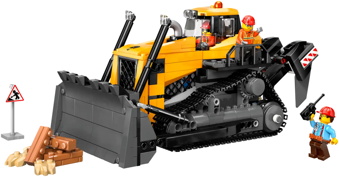 LEGO® City Big Vehicles 60466 Keltainen puskutraktori - 4