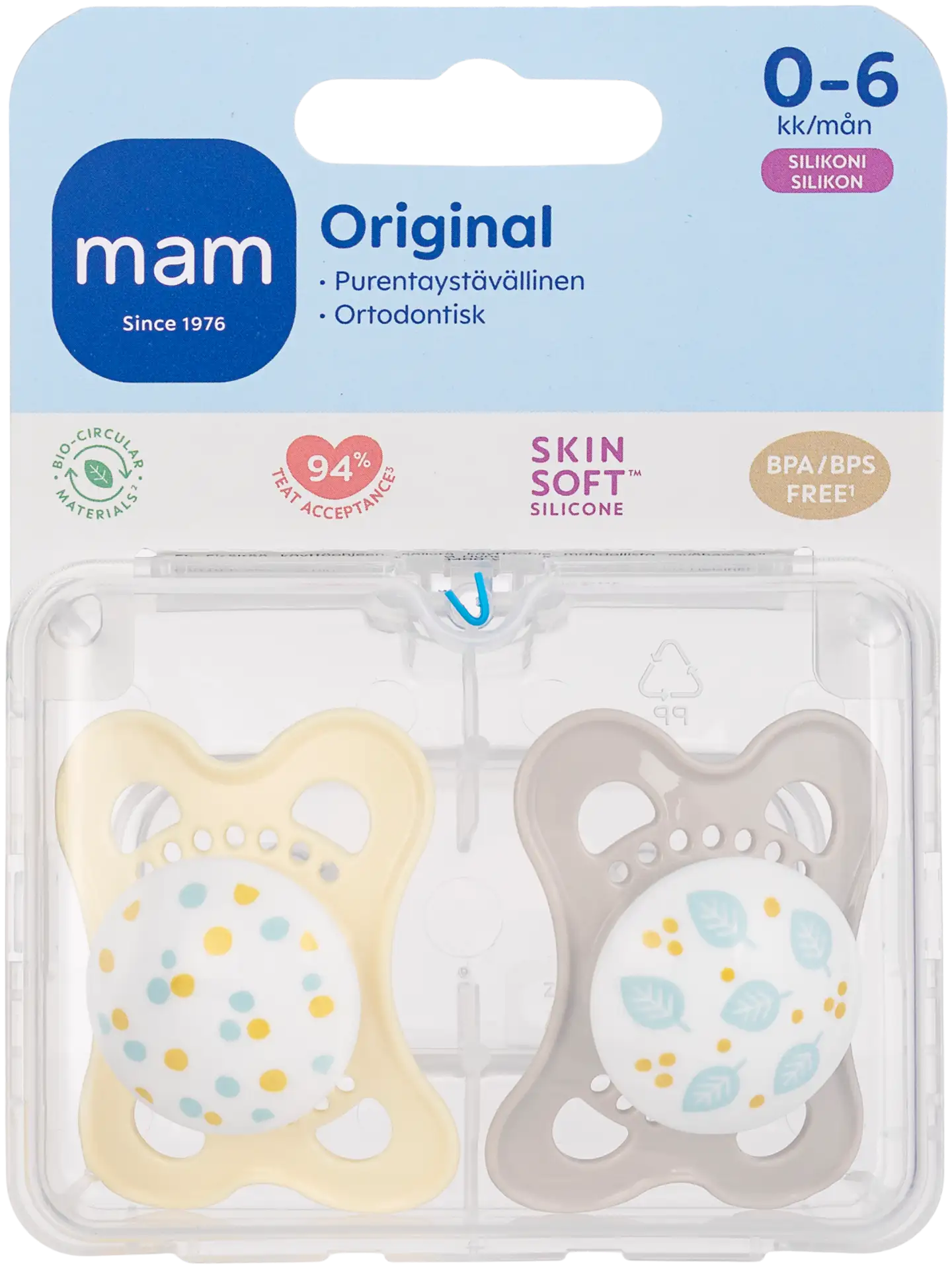 MAM Original 0-6kk sil 2kpl
