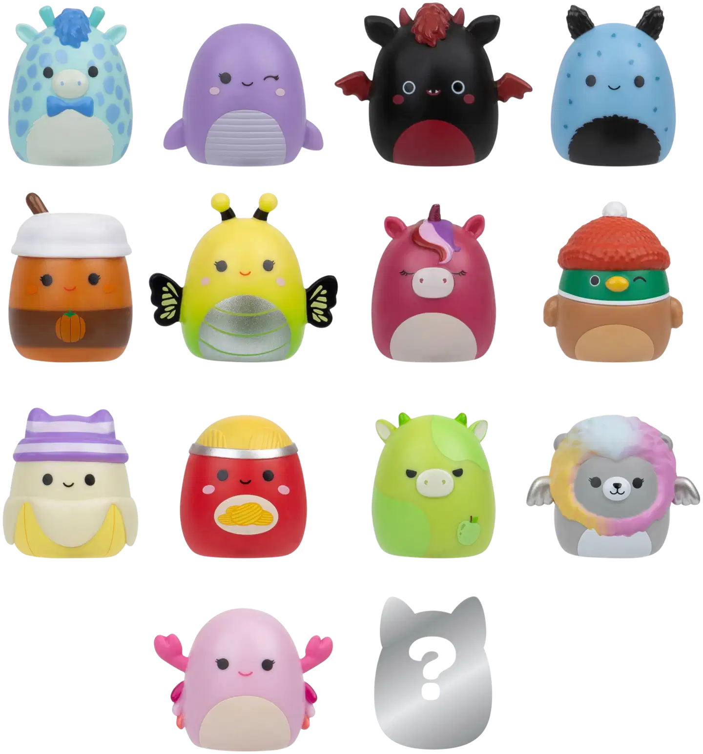 Squish-a-longs 2,5 cm hahmo 14 kpl S7 - 3