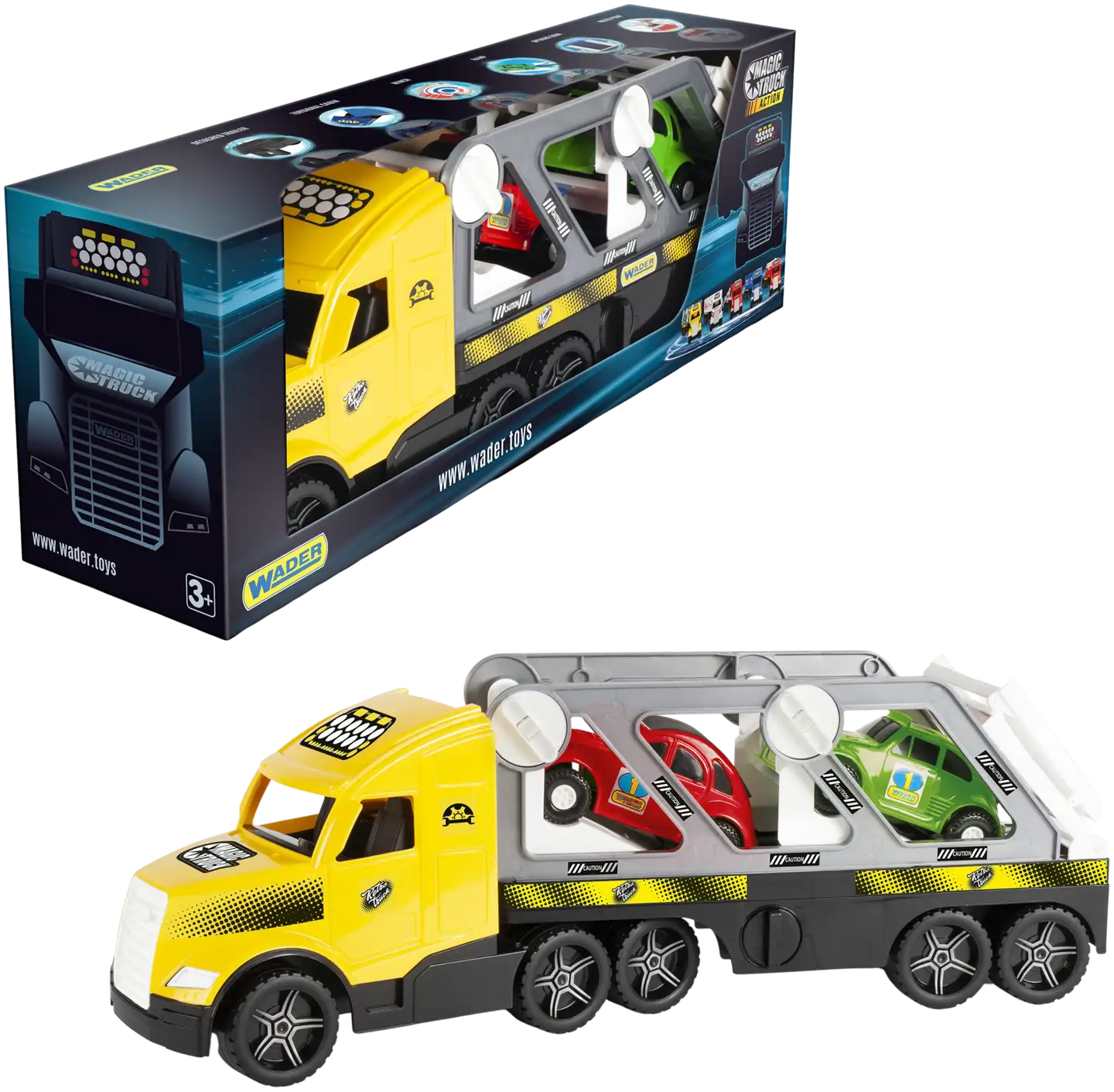Wader Magic Truck Action -Biltransportbil - 1