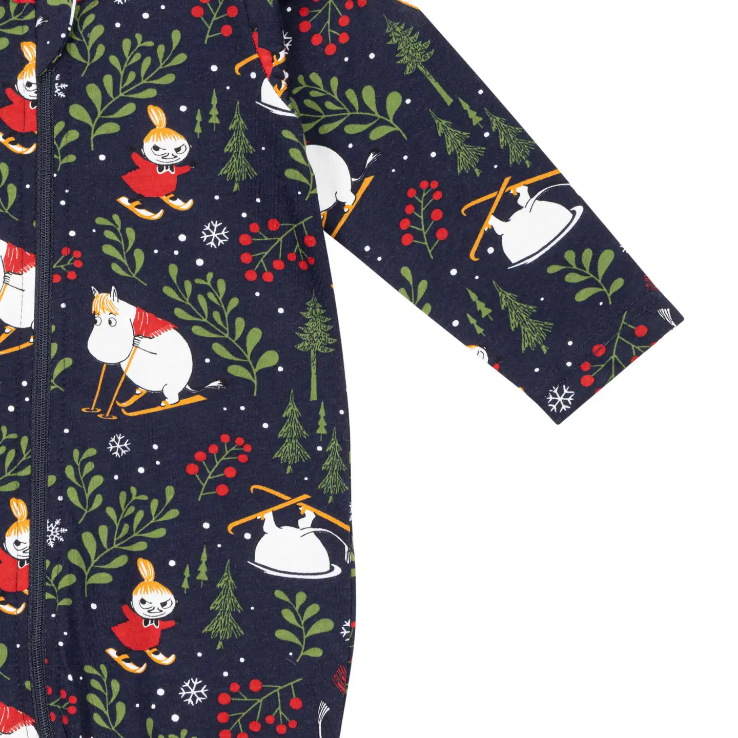 Muumi vauvojen pyjama Hiihtoretki 593703 - tummansininen - 4