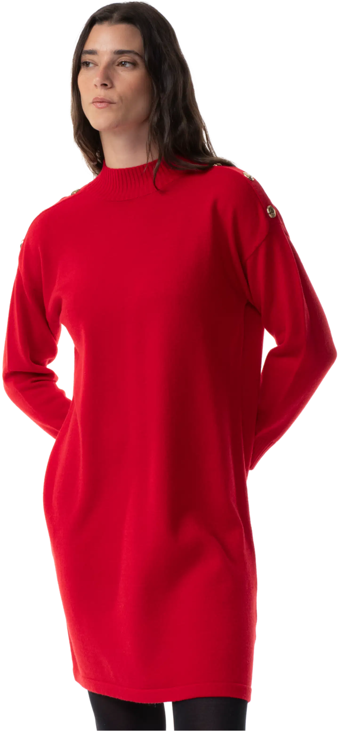 TEX naisten neule I291477 - RED - 1
