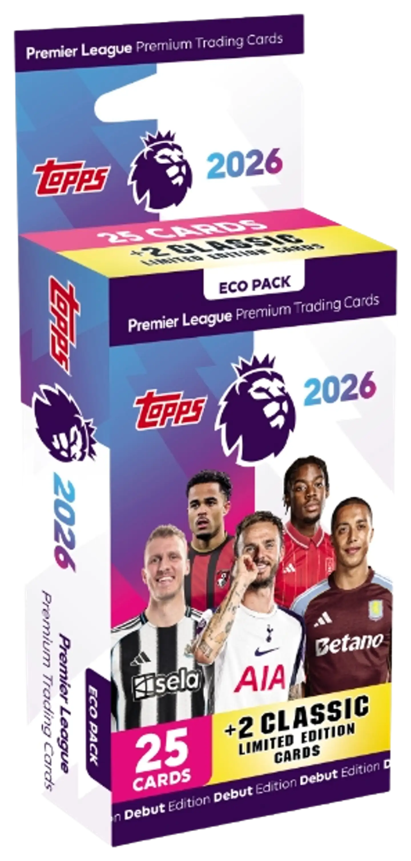 Topps Englannin Valioliiga Eco Pack Jalkapallokortit