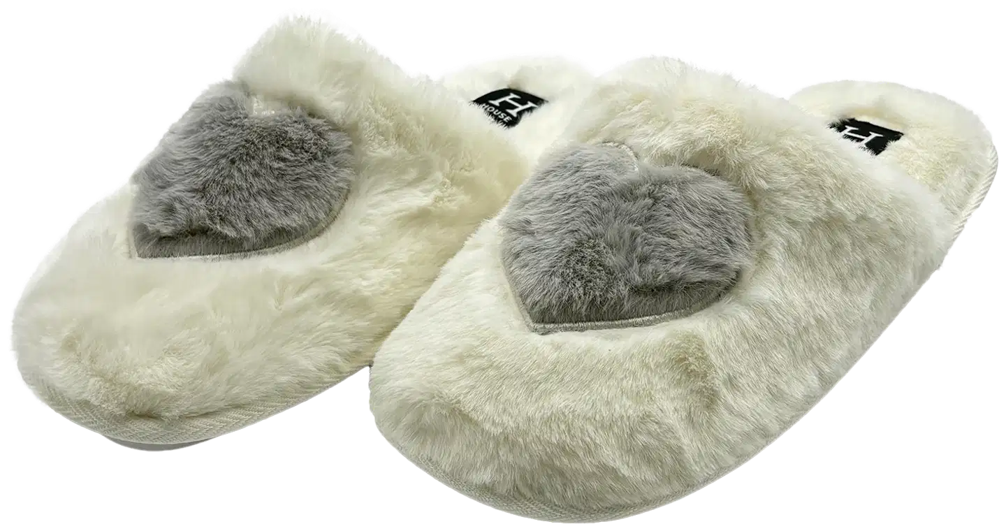 House naisten tohvelit Heather - White - 1