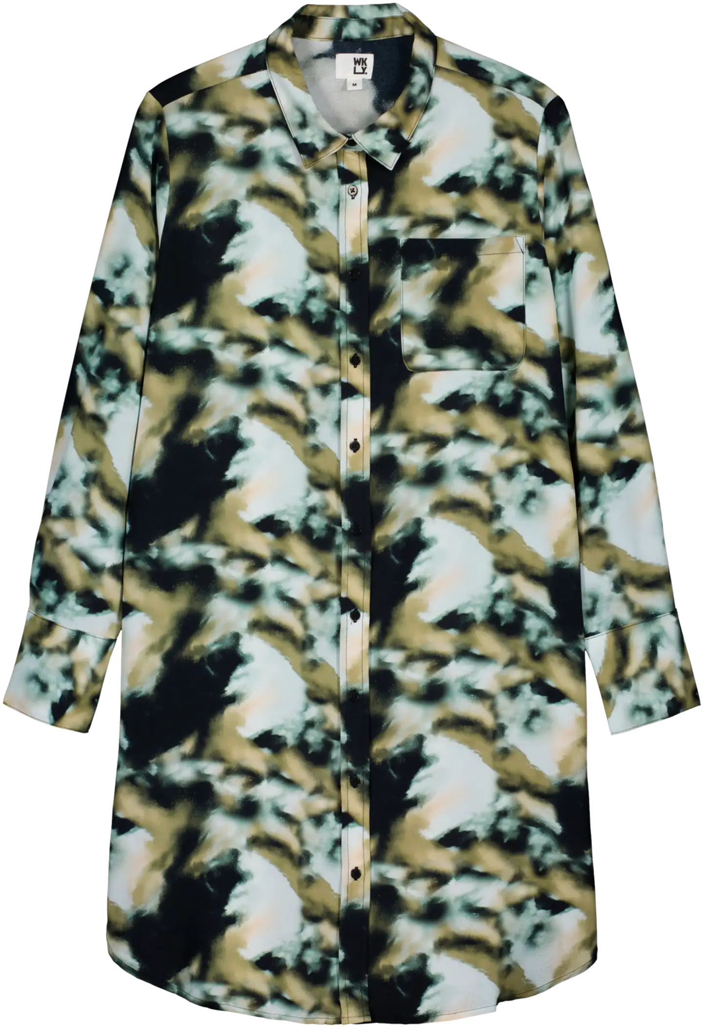 WKLY. naisten paitamekko 218W340511 - AOP - 1