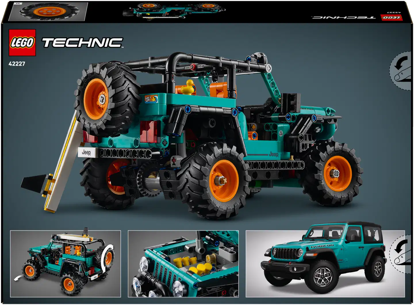 LEGO® Technic 42227 Jeep® Wrangler Rubicon ‑maasturi - 4
