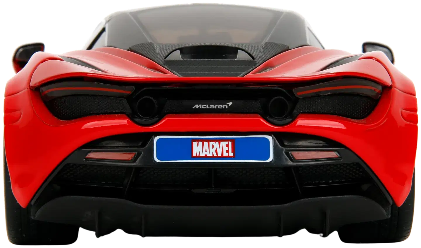 Jada - Marvel Spider-Man McLaren 720S 1:24, 19 cm auto ja Spider-Man hahmo, die-cast - 8