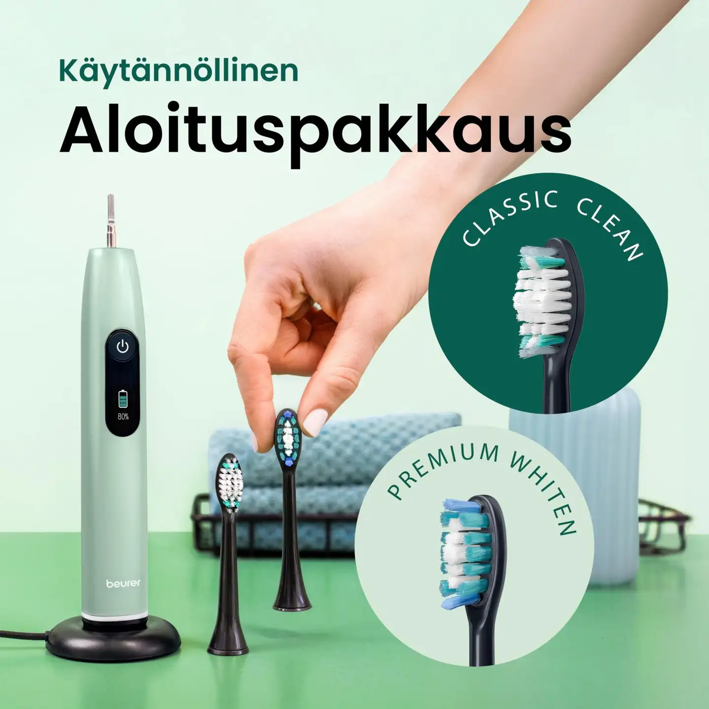 Beurer sähköhammasharja SC50 Sonic peppermint - 10