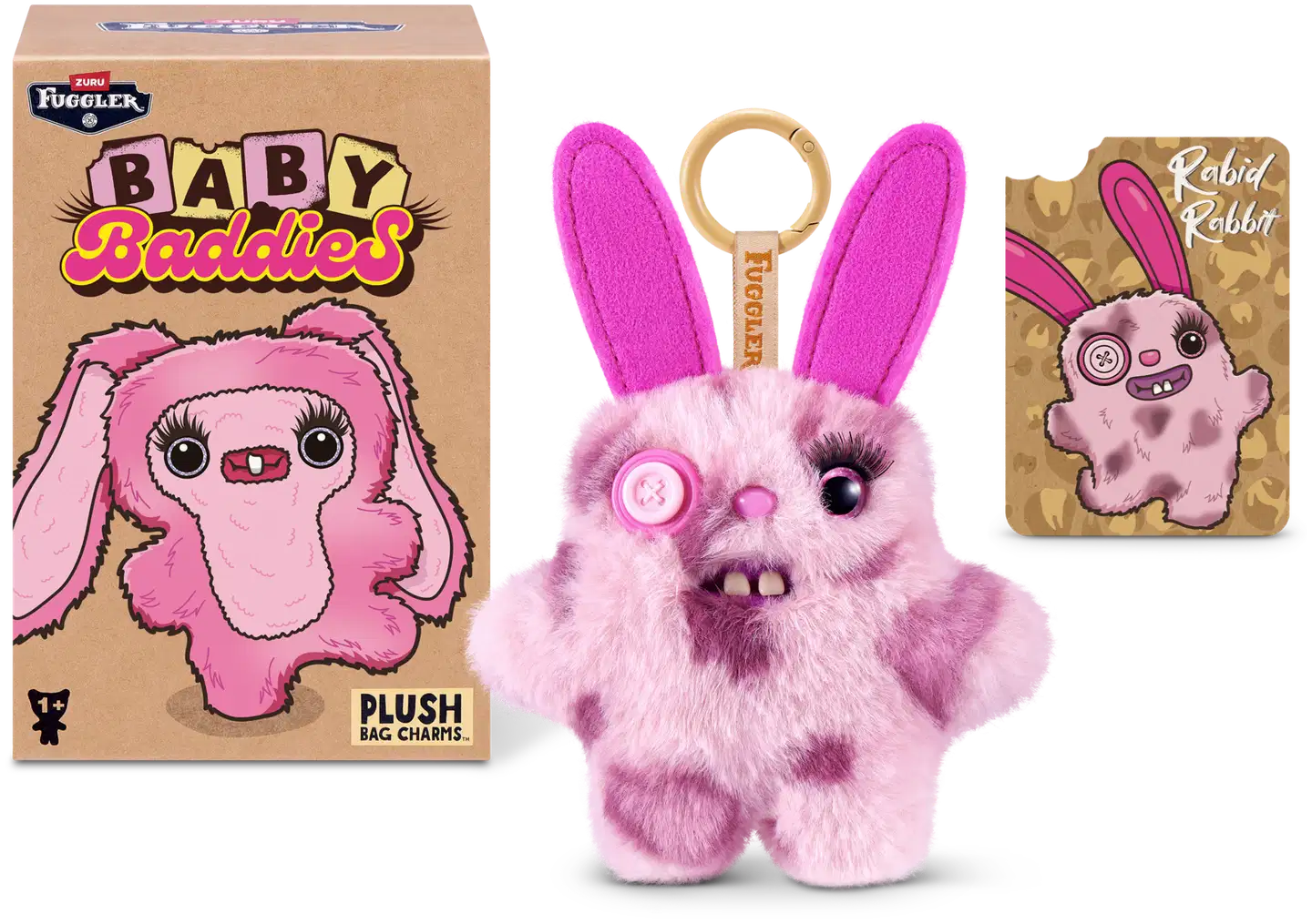 Fuggler avaimenperät 5" Baby Fuggs, erilaisia - 4