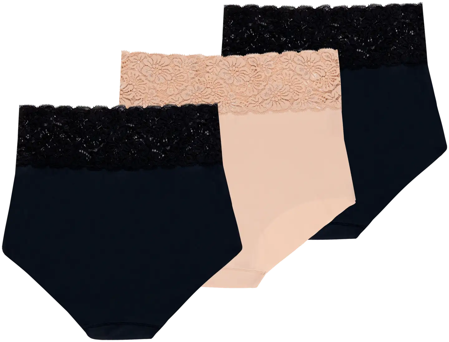 Actuelle naisten maxi-alushousut 210A332530 3-pack - Multicolor - 2