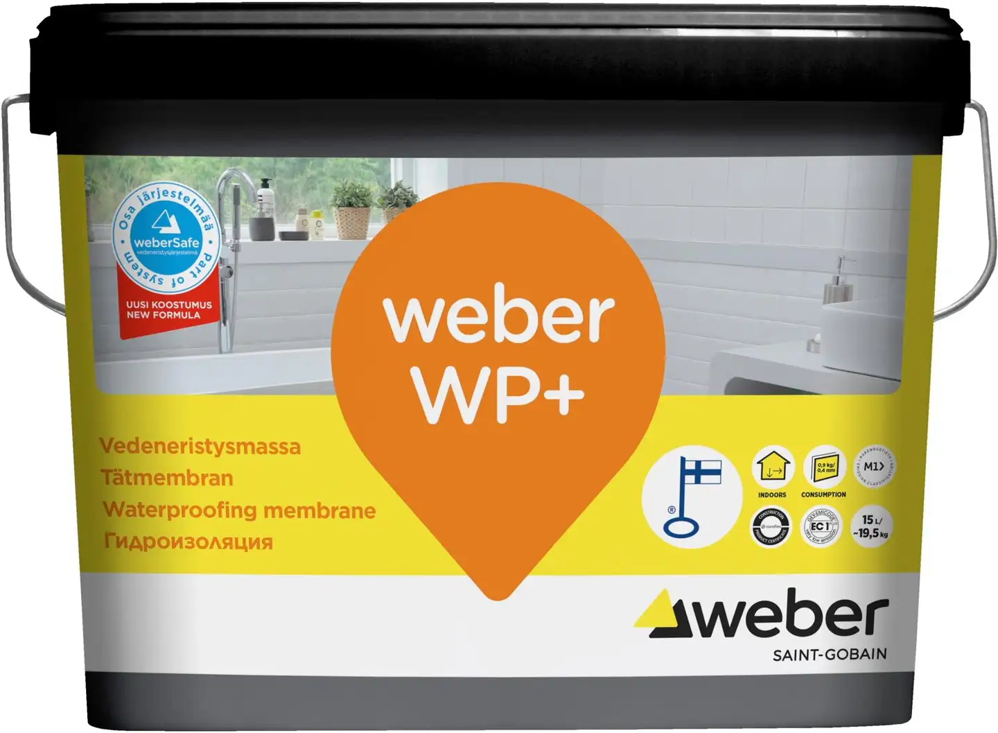weber WP+ Vedeneristysmassa 15 l - 1