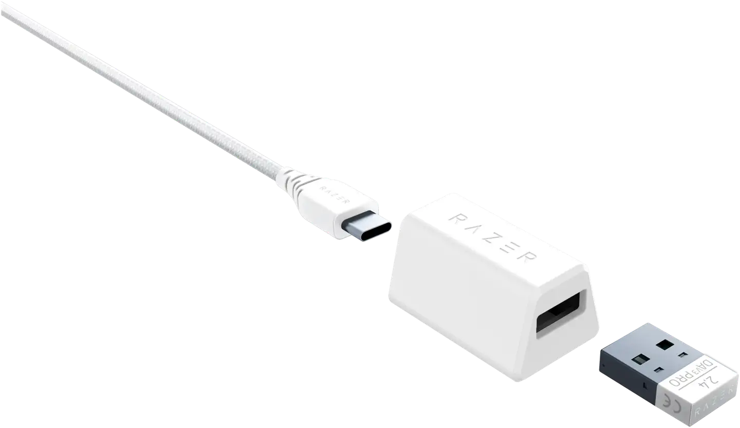 Razer Deathadder V3 Pro valkoinen langaton pelihiiri - 5