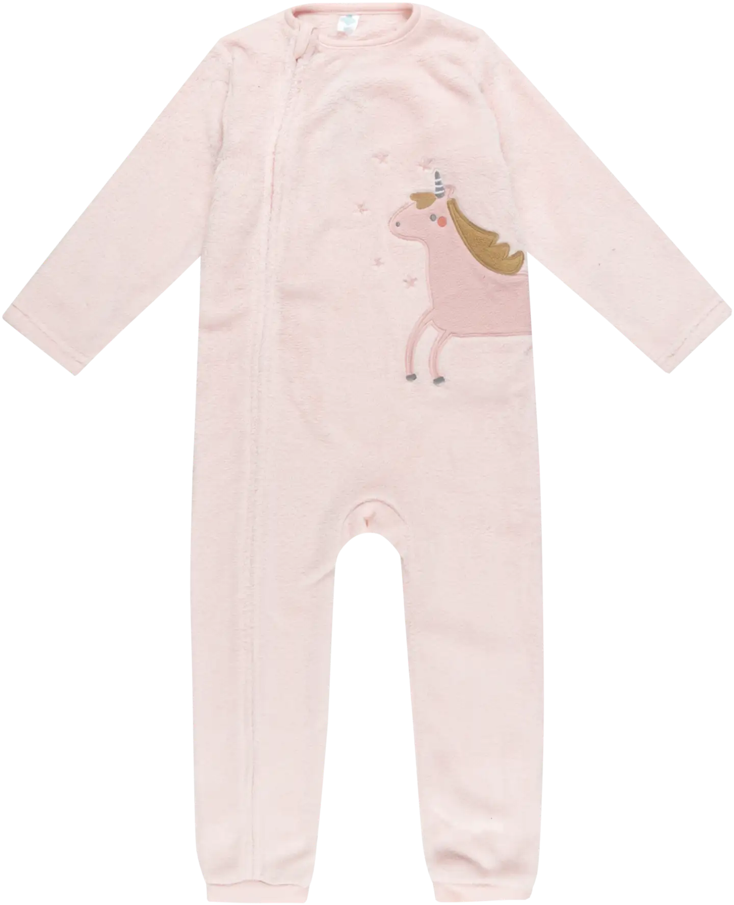 TEX BABY vauvojen potkupuku fleece Yksisarvinen - pink light - 1