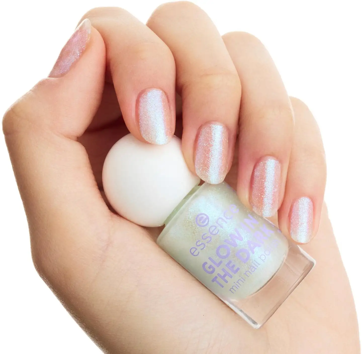 essence GLOW IN THE DARK mini nail polish 01 5 ml - 5