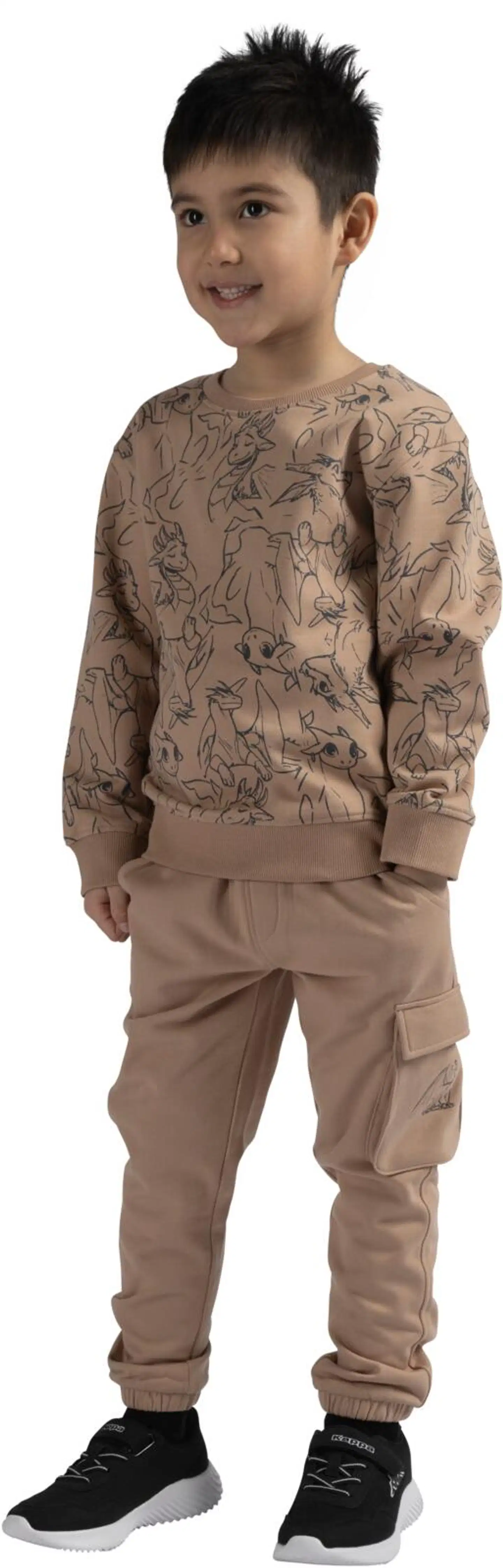 Ciraf lasten collegehousut 25PC262821 - Warm Taupe - 6