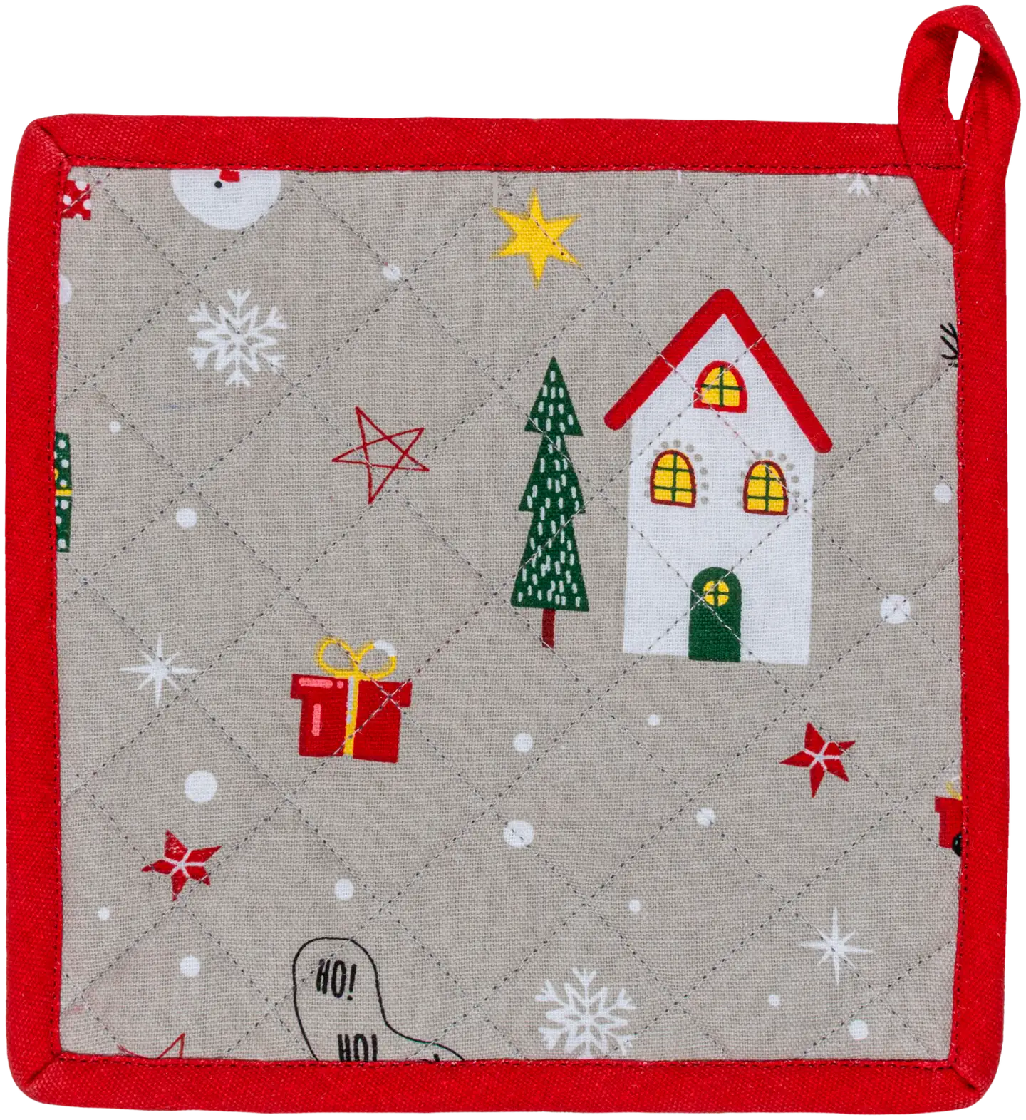 House patalappu X-mas story 22x22 cm harmaa - 2