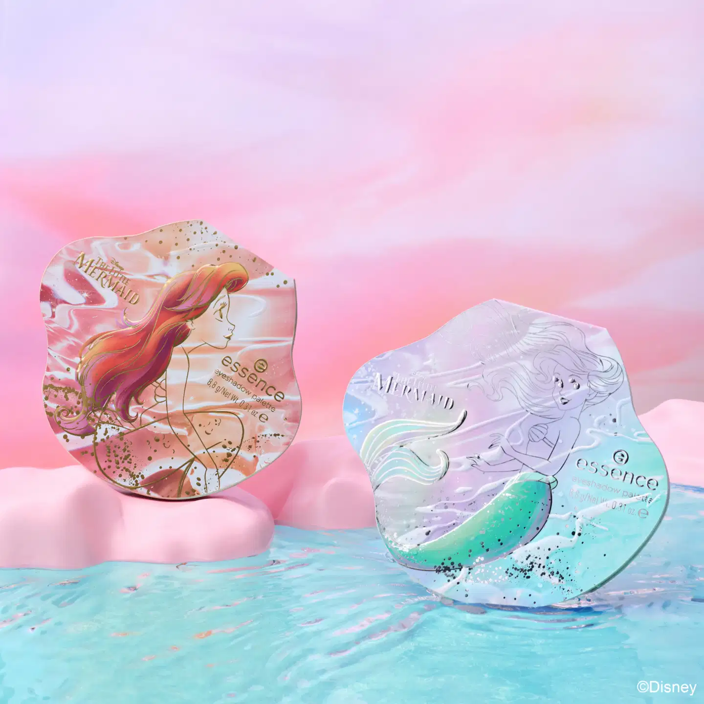 essence Disney THE LITTLE MERMAID luomiväripaletti 01 - 10