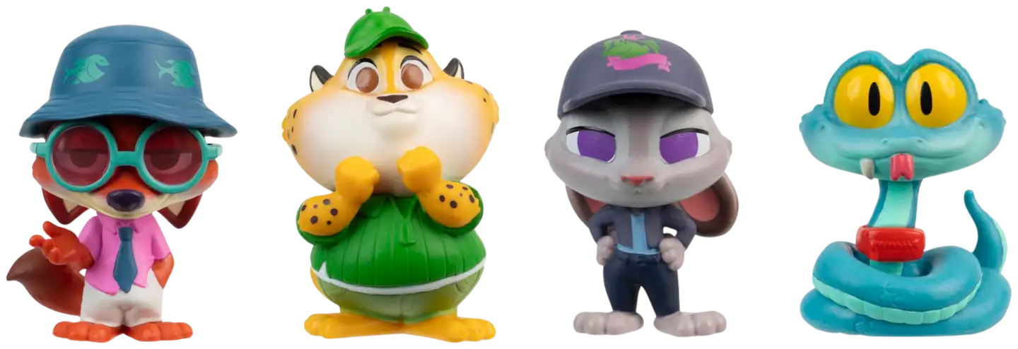 Zootropolis Tiny Tails Fig. 5 Pkt. 4 cm - 4