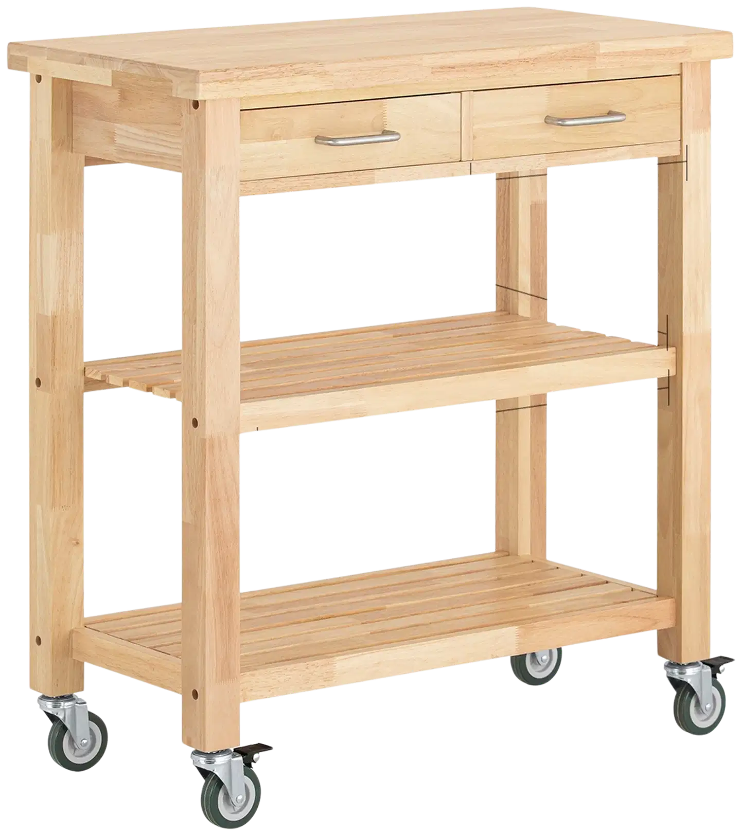 SoBuy keittiösaareke luonnollinen FKW24-II-N - 2