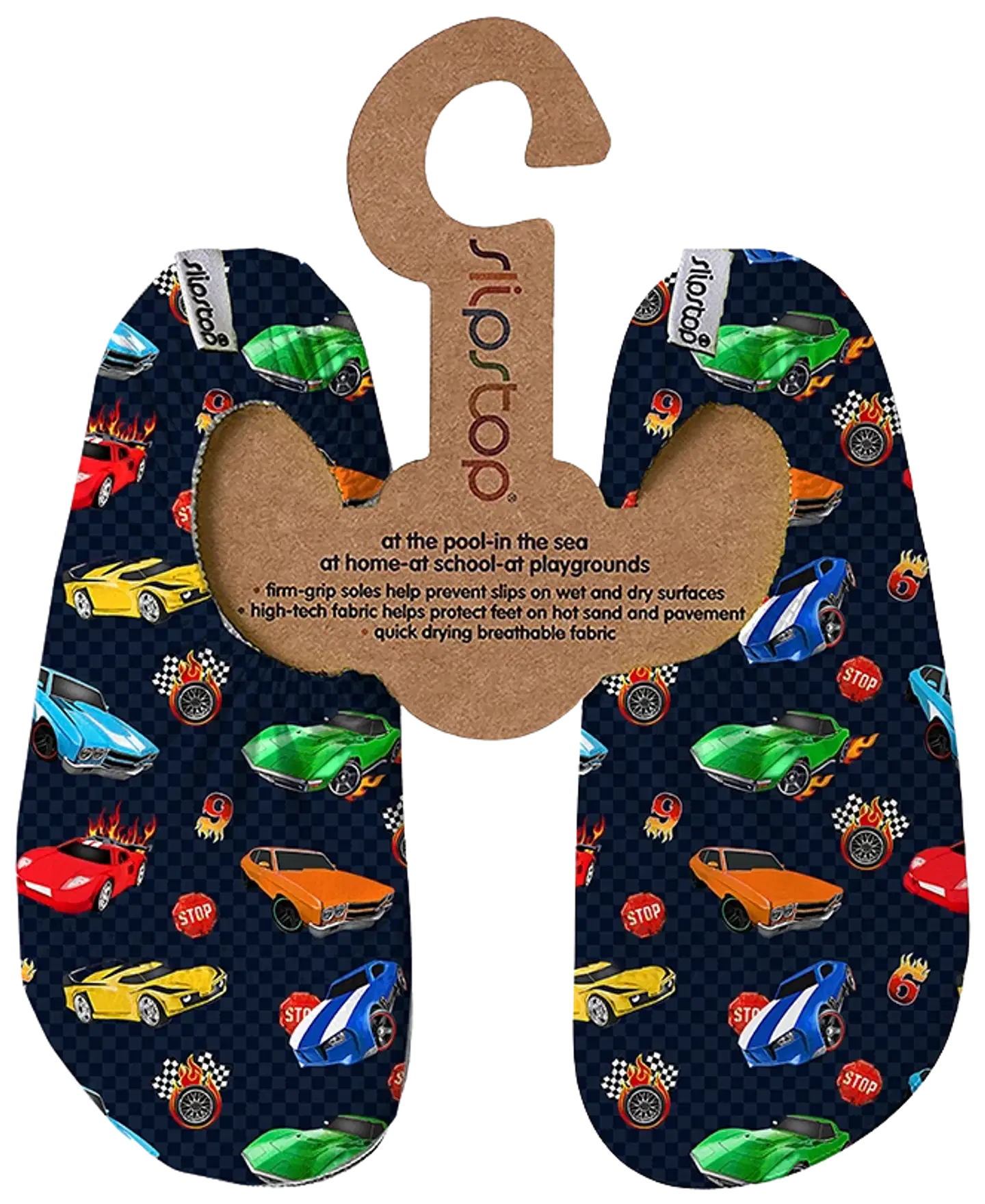 Slipstop lasten tossut Monaco - musta moniväri - 1