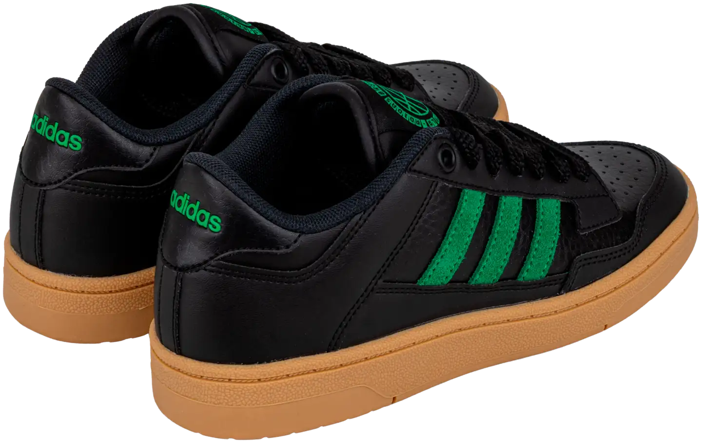 adidas lasten tennarit Rapid Court Low JR3179 - BLK/Green - 2