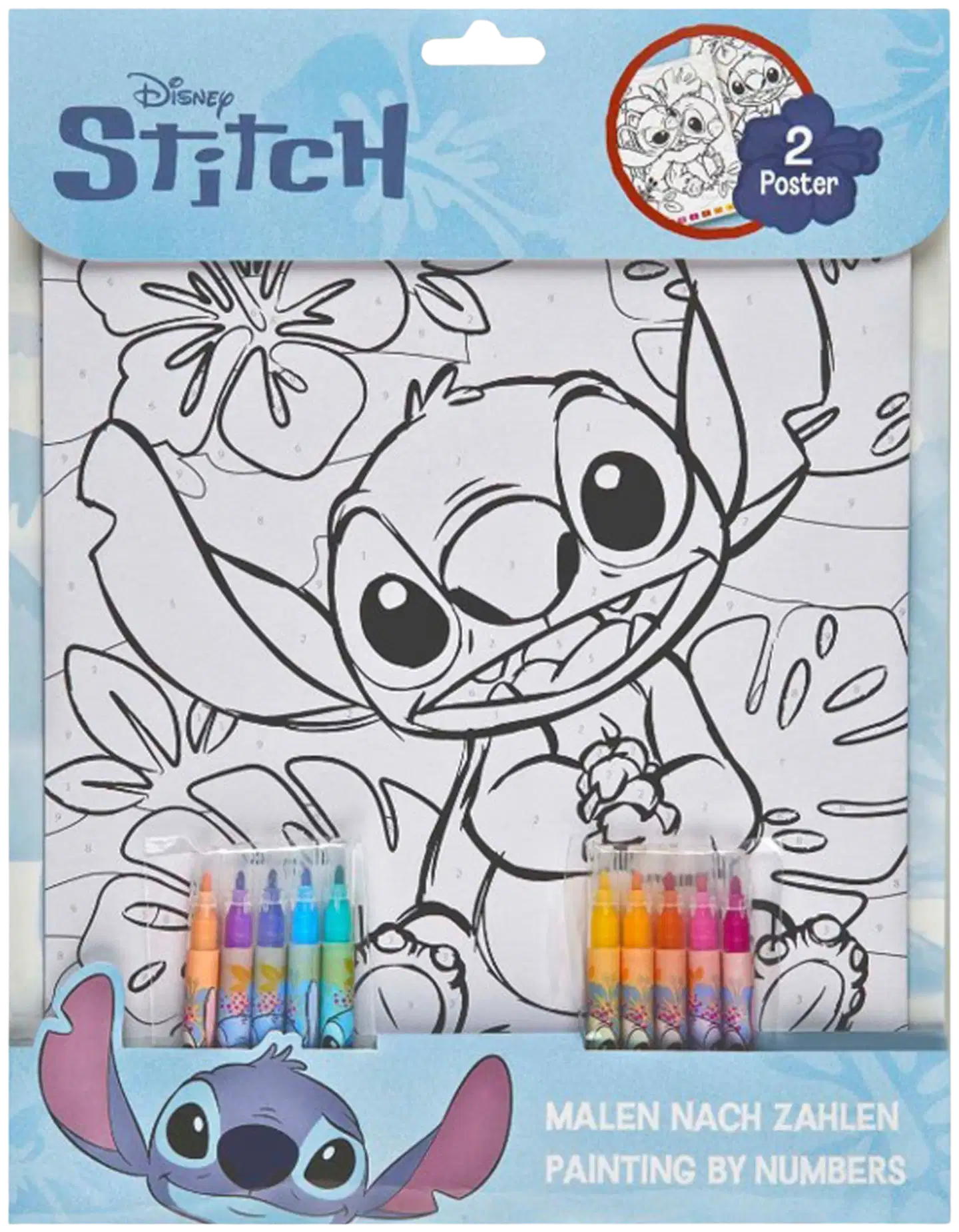 Stitch maalaa numeroittain