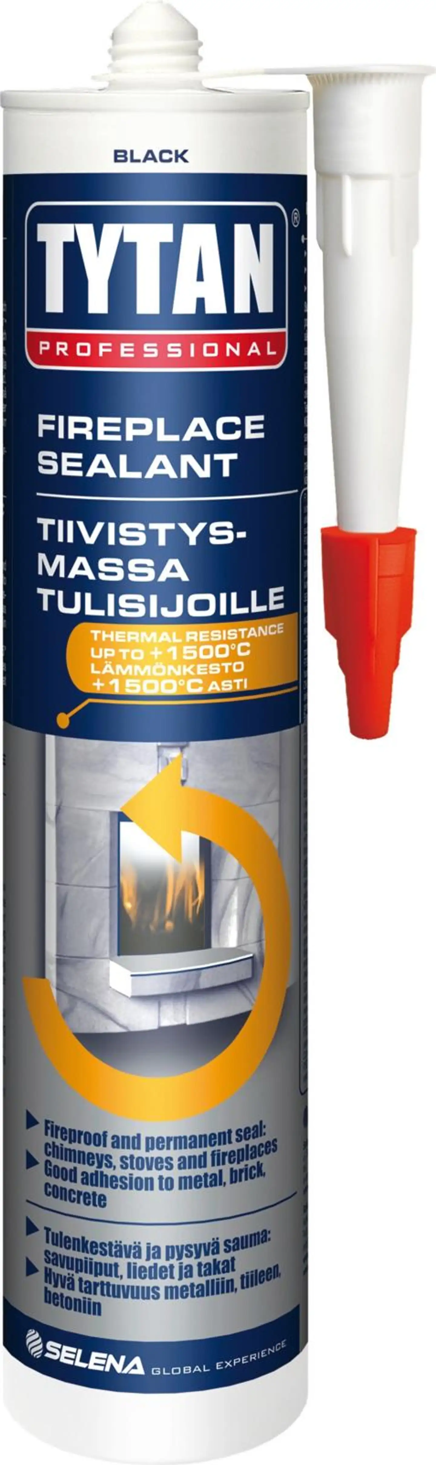 Tytan tiivistysmassa tulisijoille 310ml