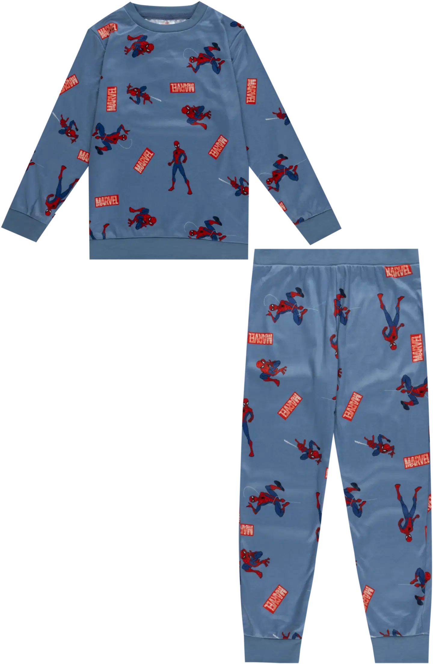 Spiderman lasten fleecesetti SPQ70010 - Blue - 1