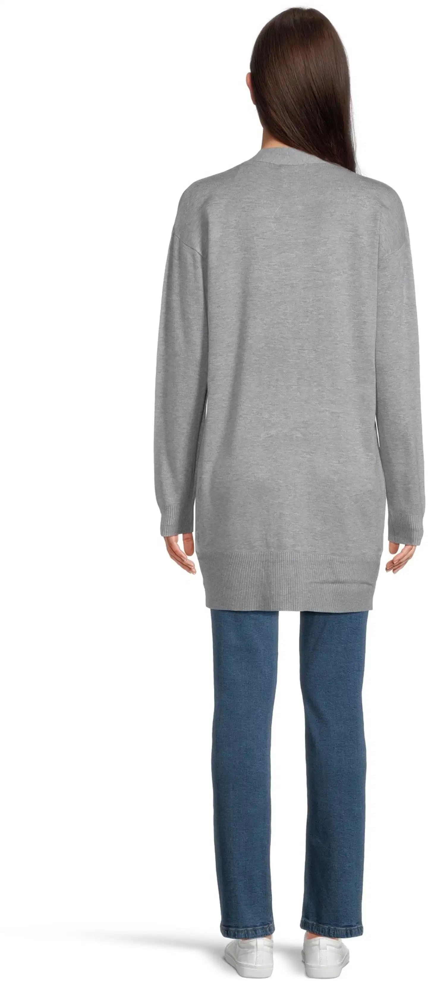 House naisten neuletakki Linda - Light Grey melange - 3