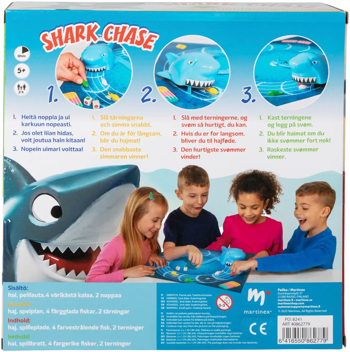 Peliko perhepeli Shark Chase - 3