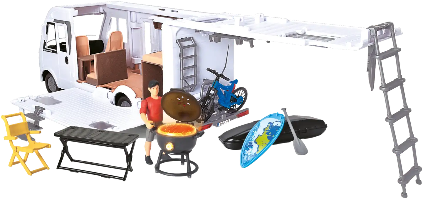 Dickie Toys Hymer matkailuauto, leikkisetti - 4