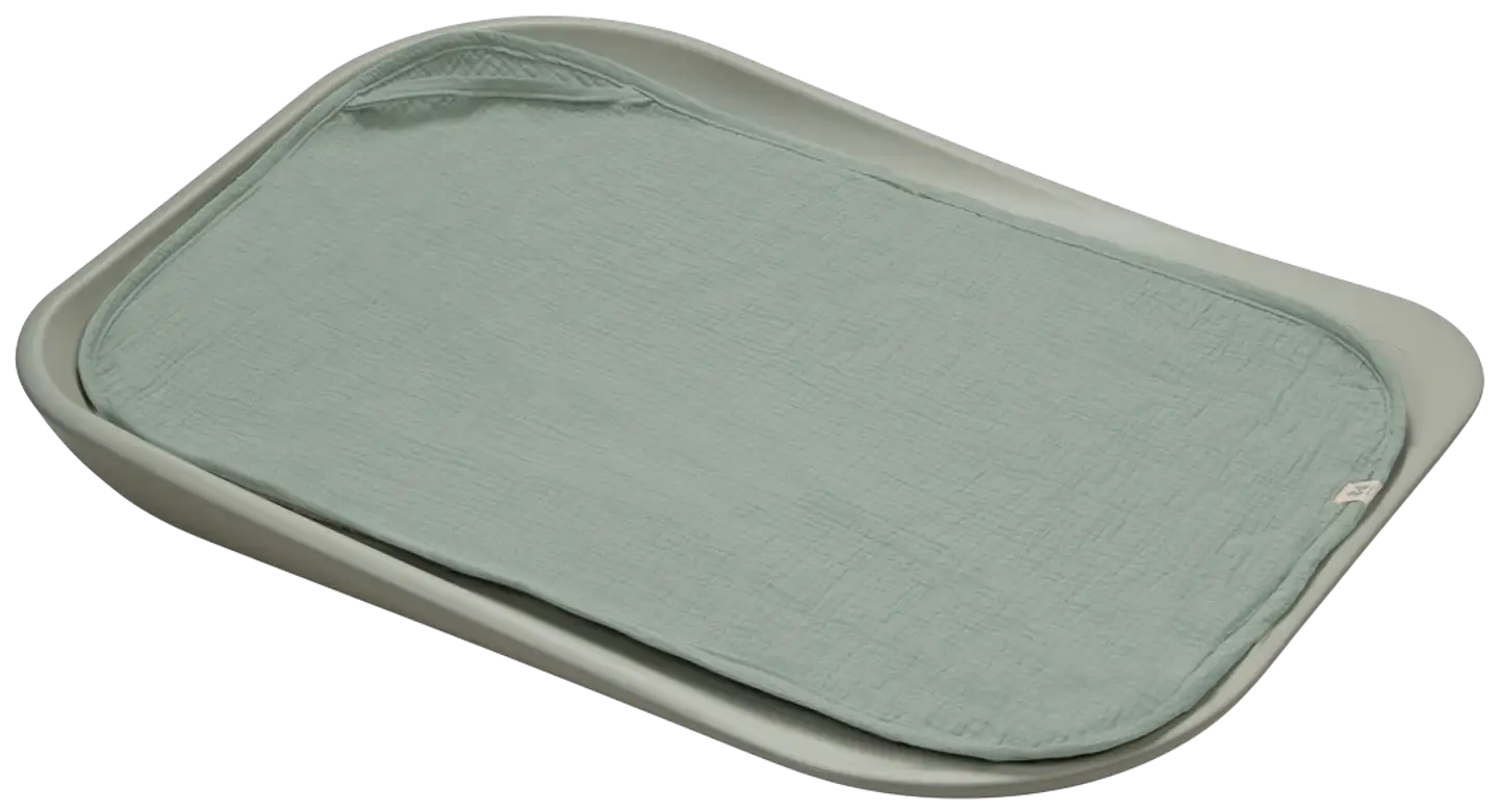 Hauck vauvan hoitopöydän pehmuste Liner vihreä - 5