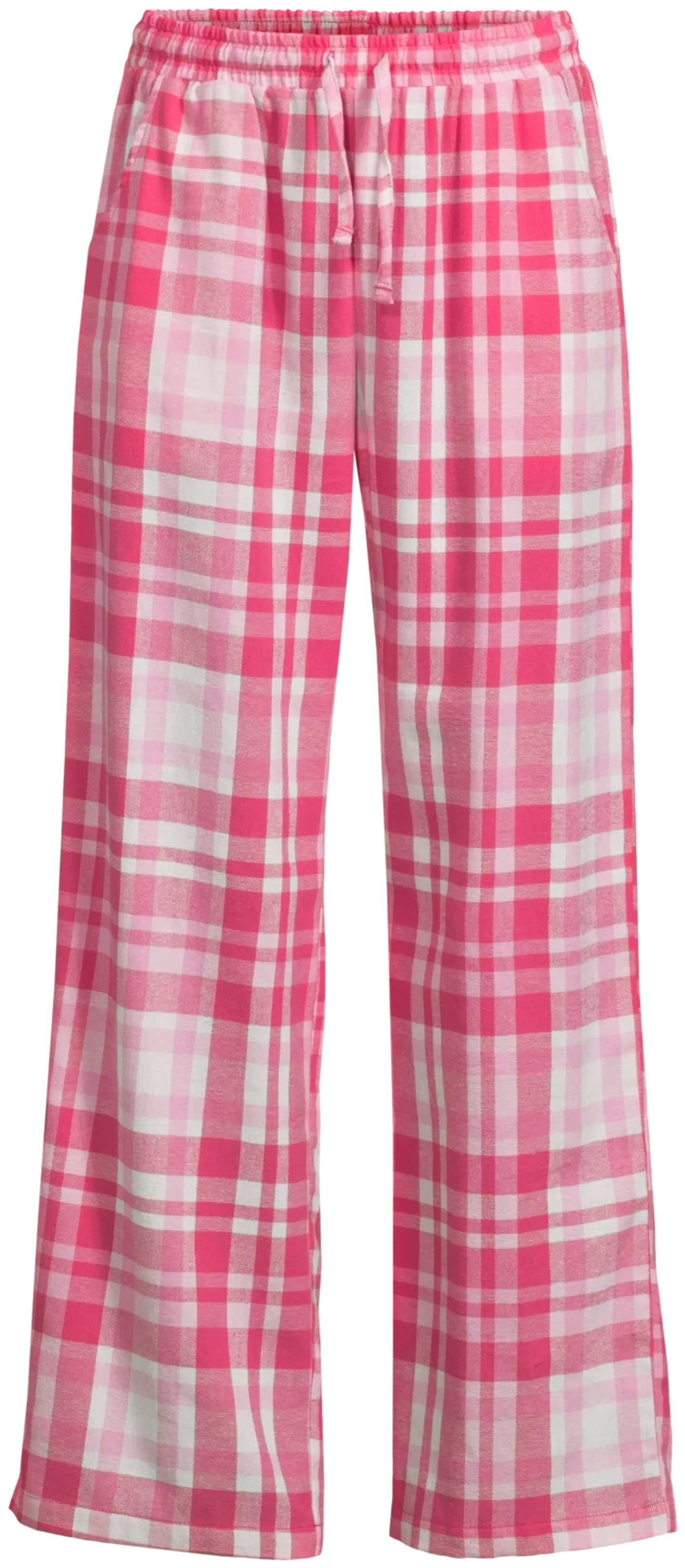 Actuelle naisten flanellipyjama 212A382616 - Pink check - 5