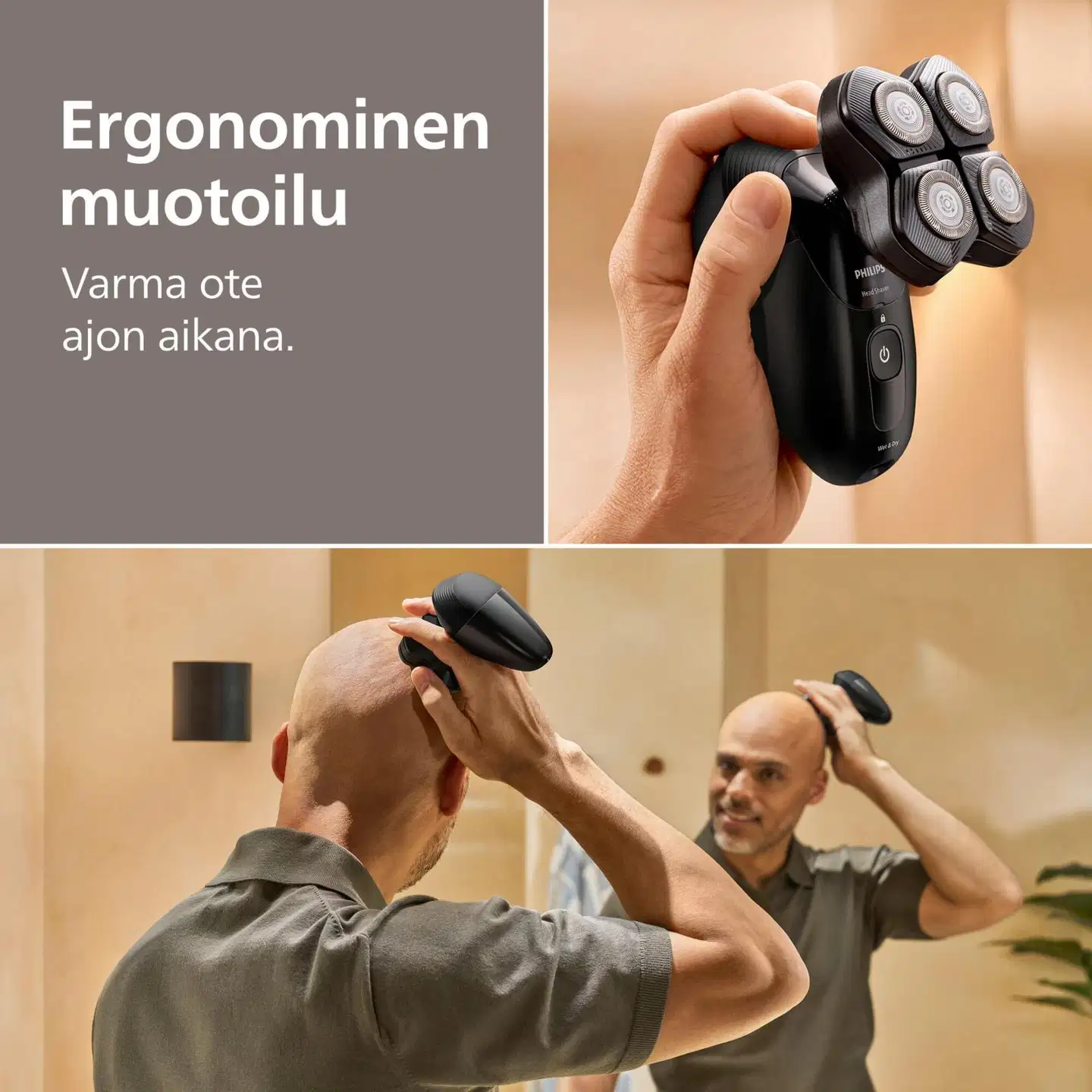 Philips Head Shaver Pro 5000 serie HS5980/15 sähköinen päänajokone - 2