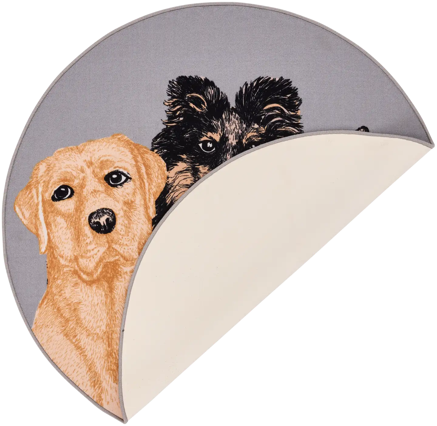 Vallila matto Ystävykset  Ø 133 cm beige - 2