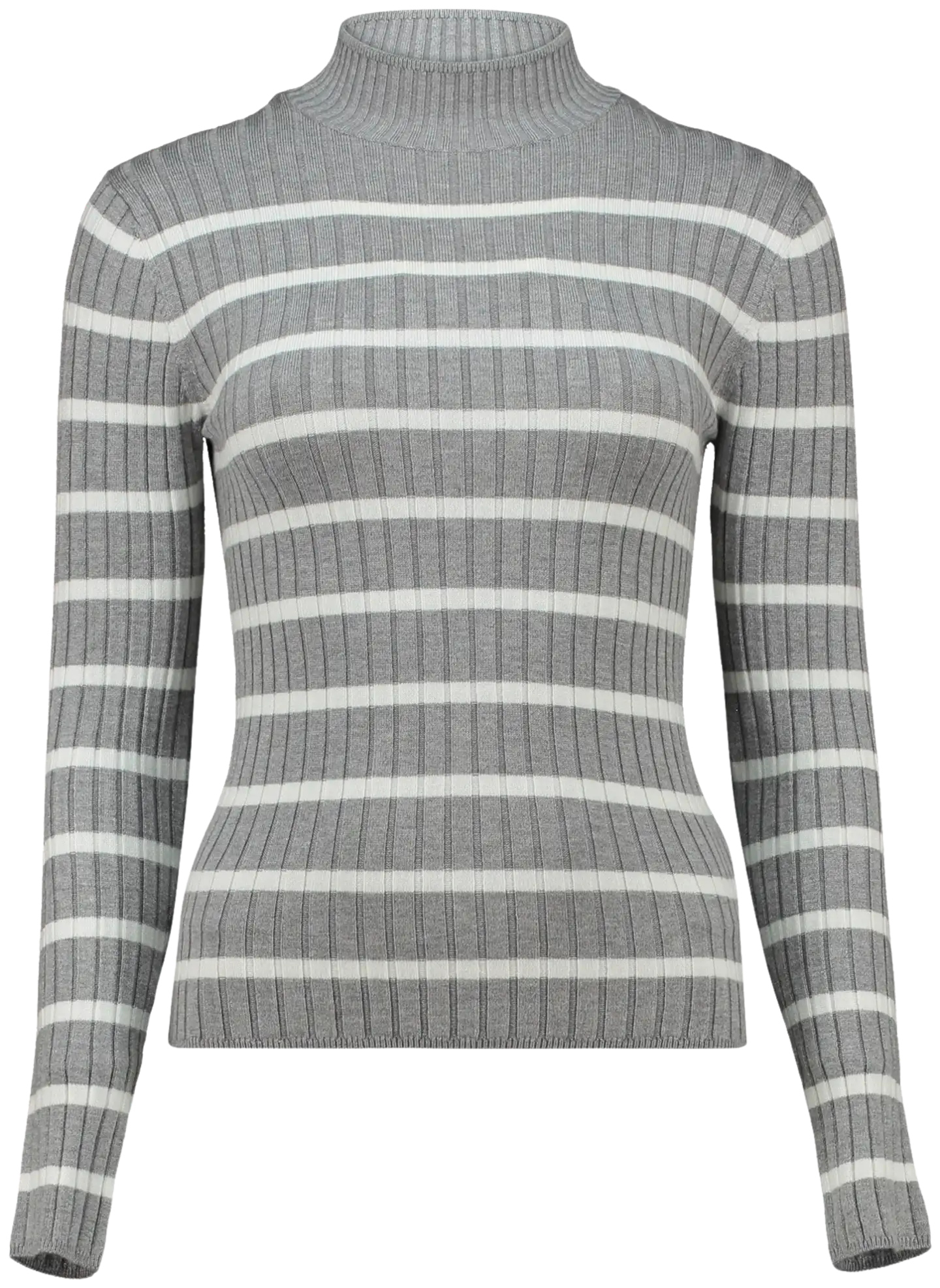 Hailys naisten neule kl44ea da-po1911019s - grey/offwhite stripe - 1